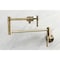 Kingston Brass KS4103ML Wall Mount Pot Filler, Antique Brass KS4103ML - alternate 3